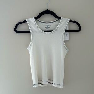 Brandy melville white and black tank